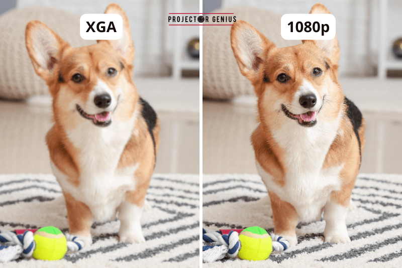 1080p vs XGA