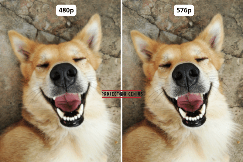 Image Quality 480p vs 576p
