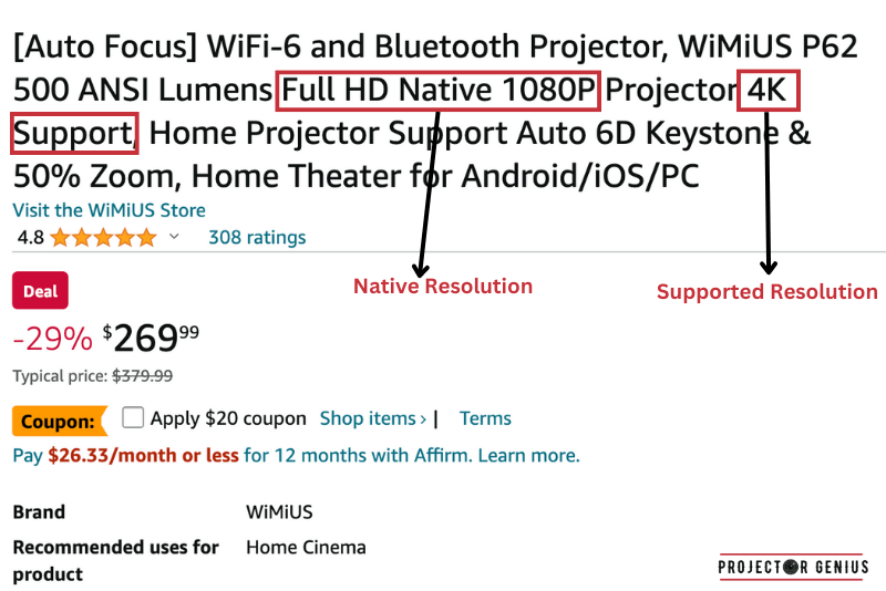 Amazon product listing, to check the product is native
