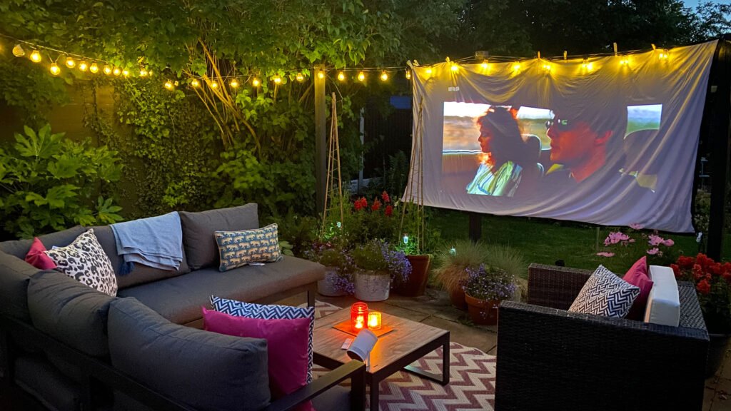 Best Projector Resolution for Outdoor Garden