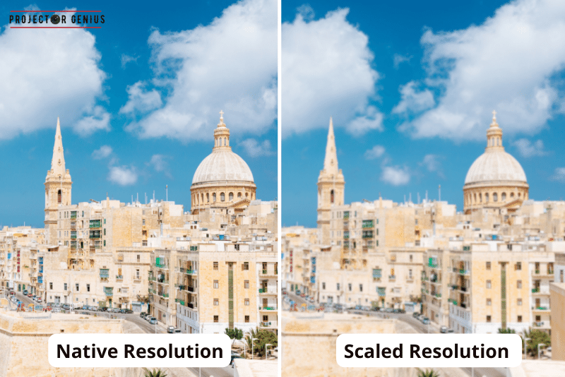 Native Resolution vs Scaled Resolution (Image Quality)