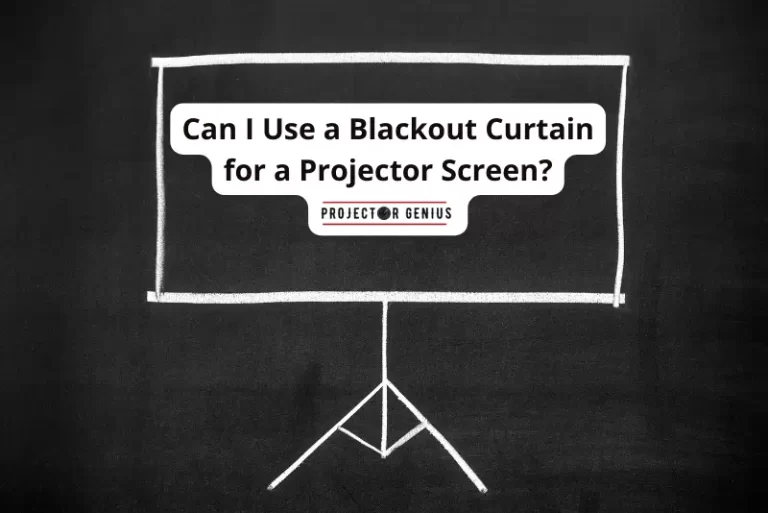 Can I Use a Blackout Curtain for a Projector Screen