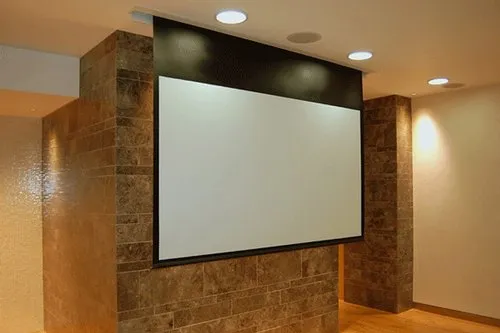 Ceiling-Mounted Projector Screen