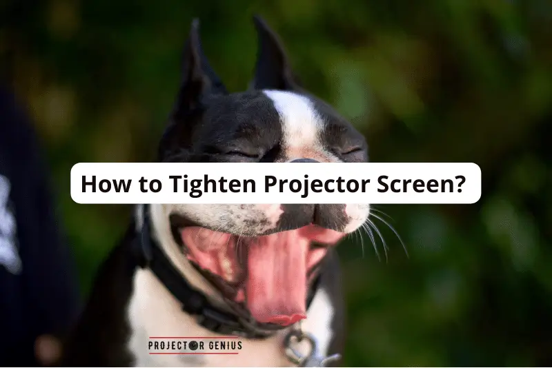 How to Tighten Projector Screen