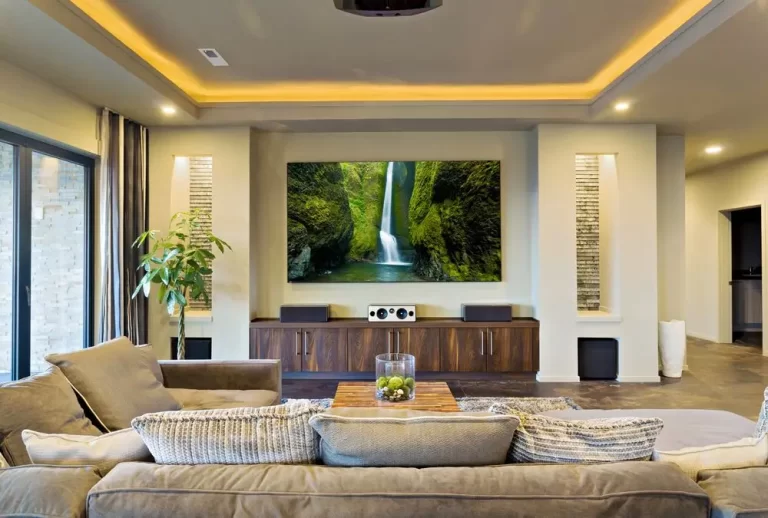 Projector Screen as Home Decor