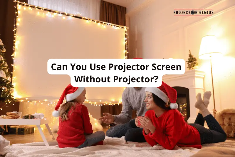 Can You Use Projector Screen Without Projector? [12 Creative Methods]